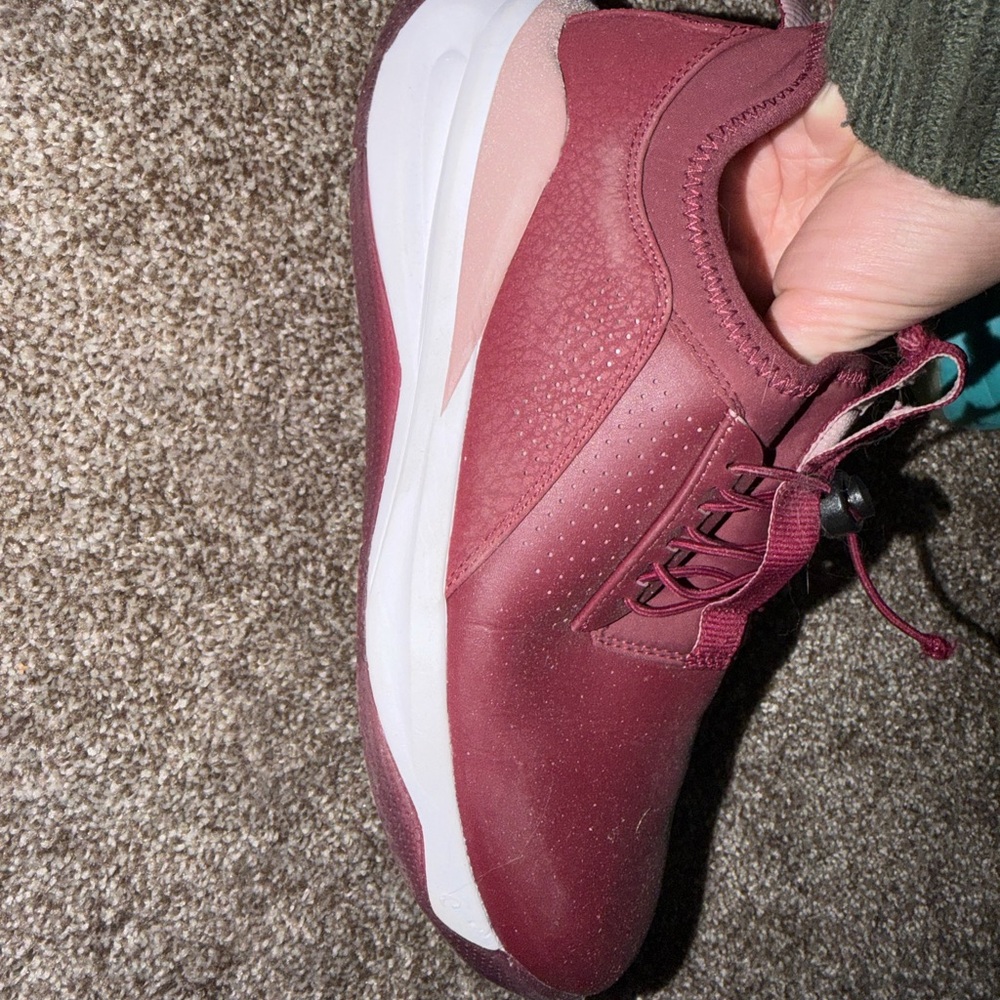 Women's Burgundy Sneakers
